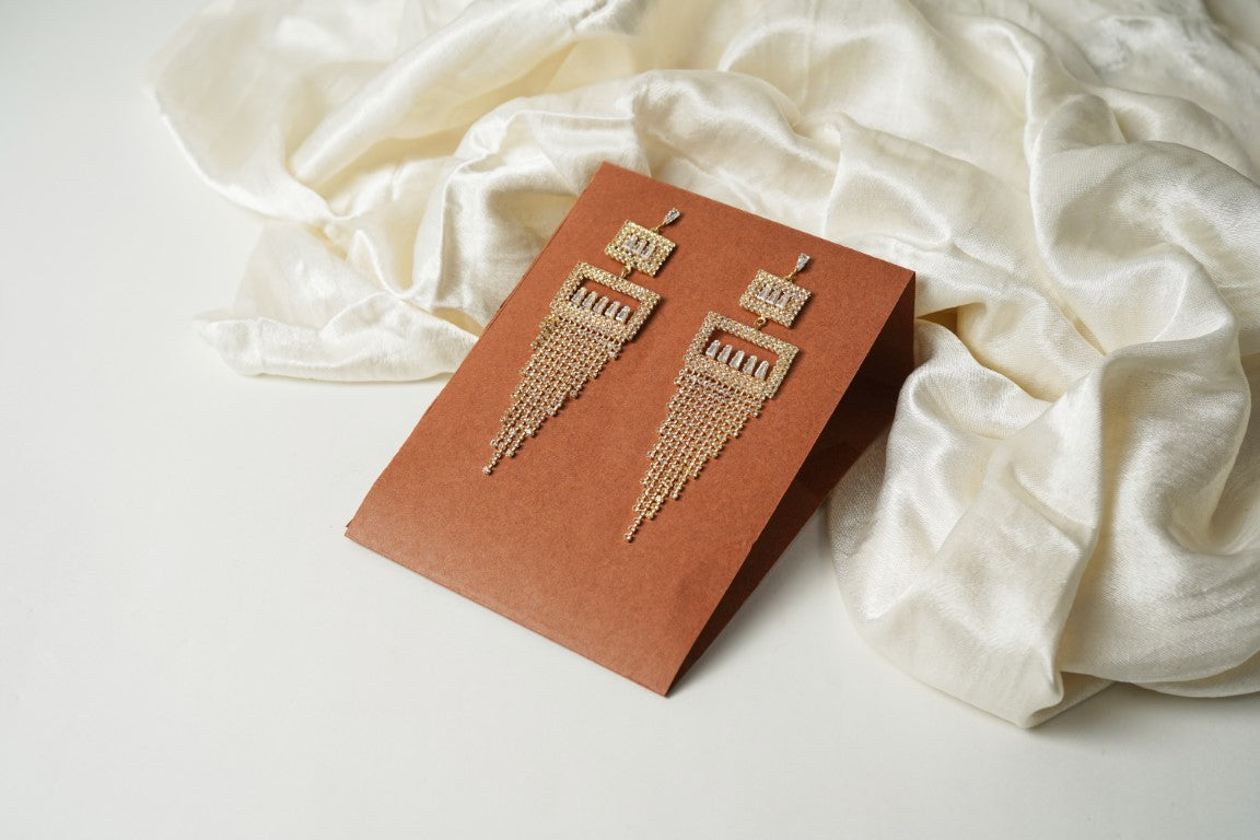 Western Diamond Long Earring.