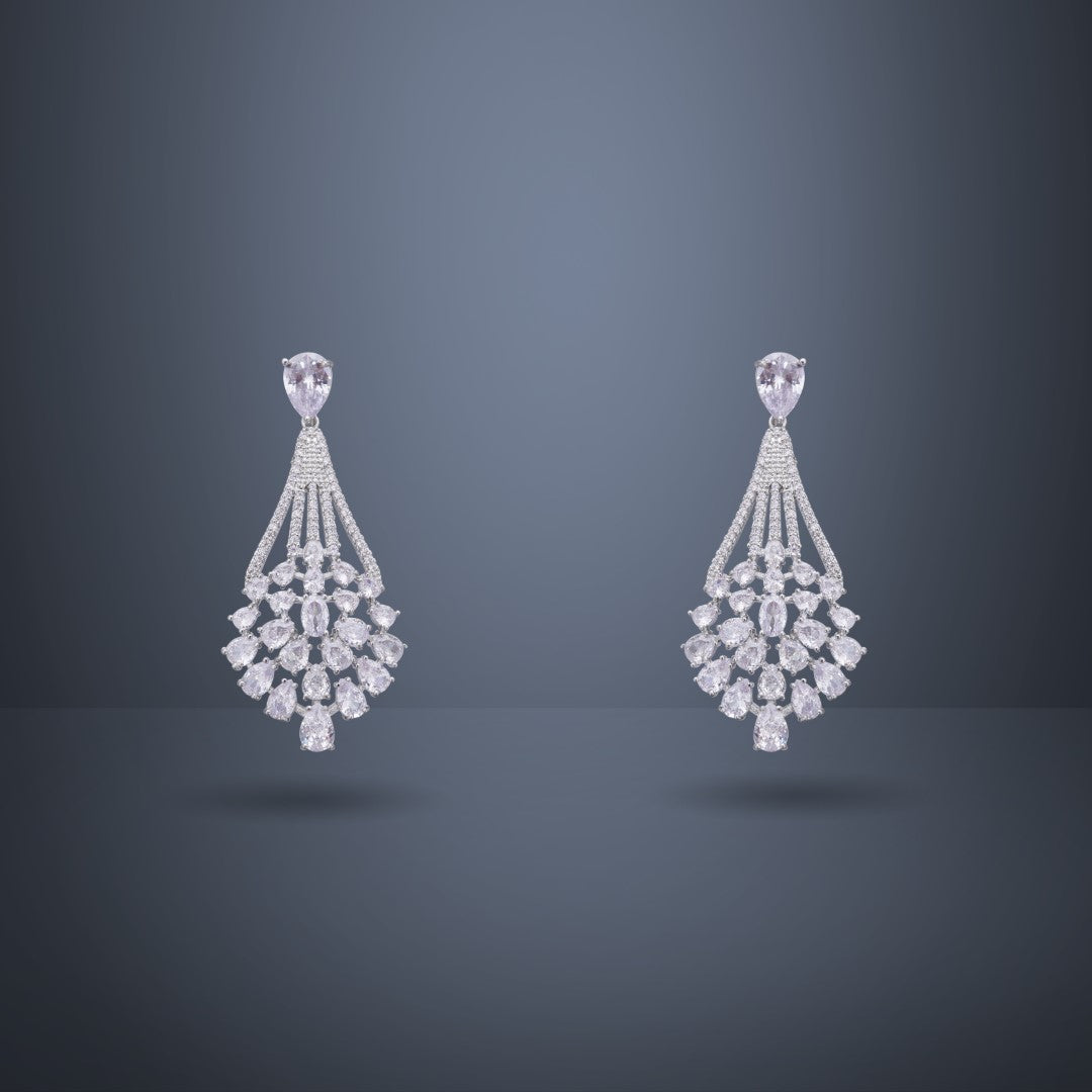 Women's Premium American Diamond Earrings.