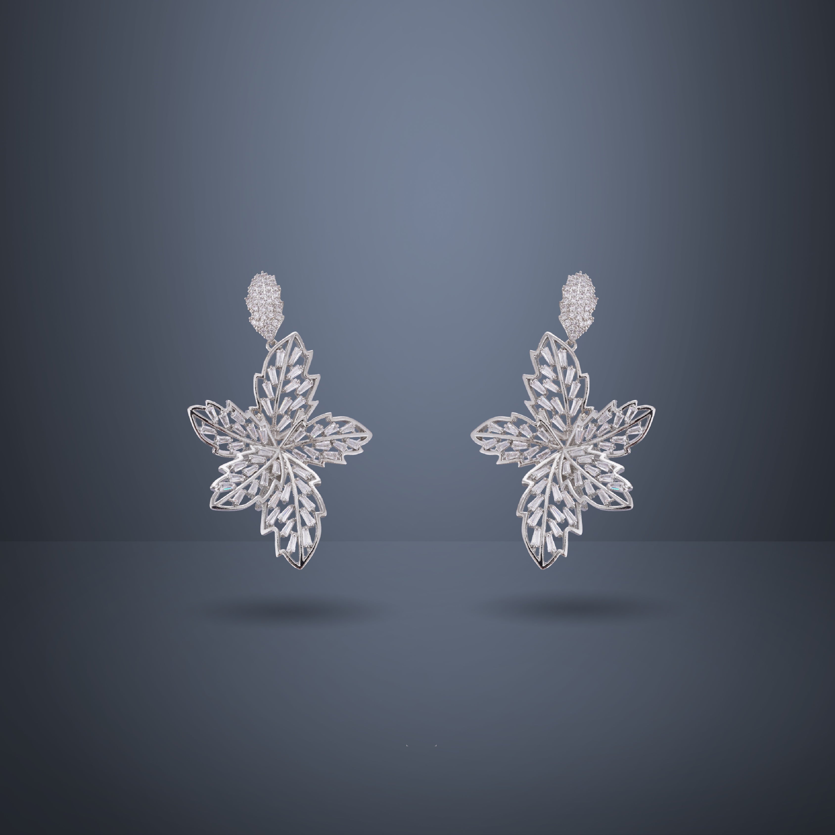 Women's Premium American Diamond Earrings.